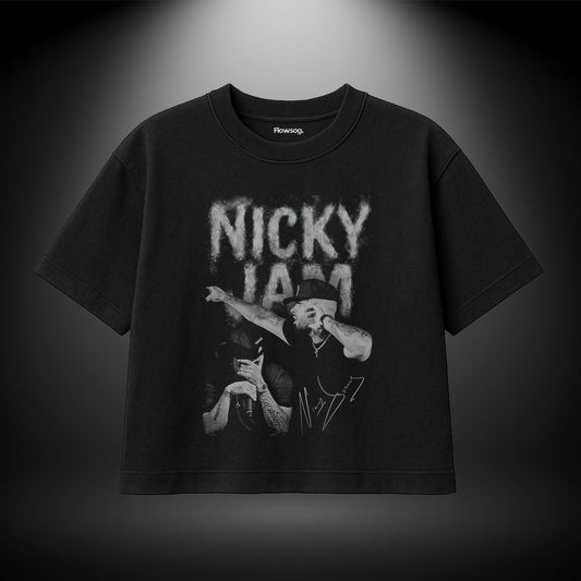 Remera Boxy Fit - Diseño Nicky Jam