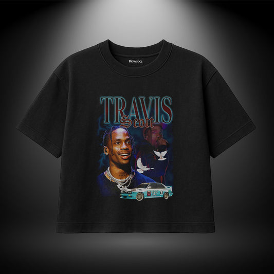 Remera Boxy Fit - Diseño Travis Scott