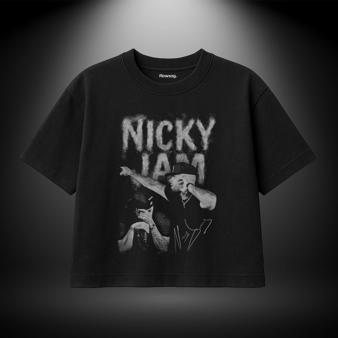 Remera Boxy Fit - Diseño Nicky Jam